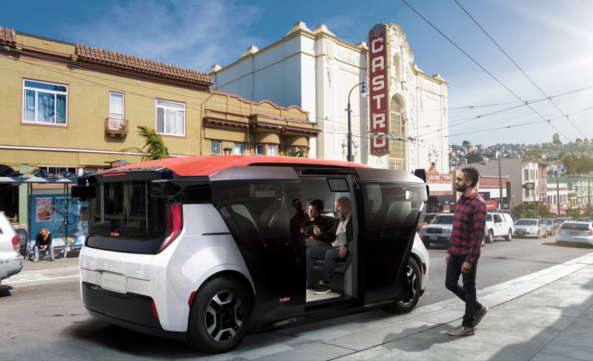 Cruise Origin autonomous shuttle