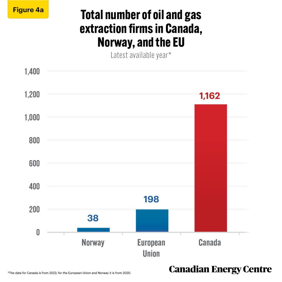 small business continues to account for the vast majority of oil and gas firms in canada 4