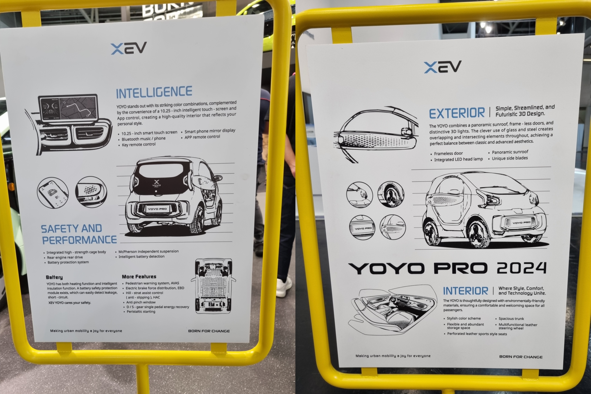 XEV info board