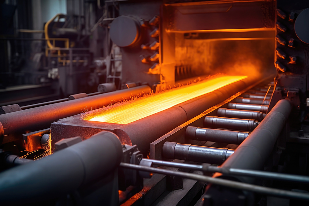 steel manufacturing: steel rolling