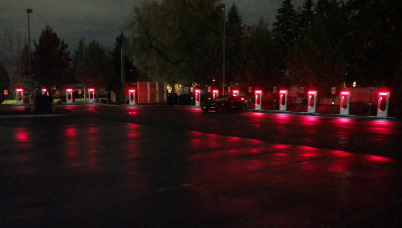 Tesla Supercharger in Coeur D'Alene, Idaho