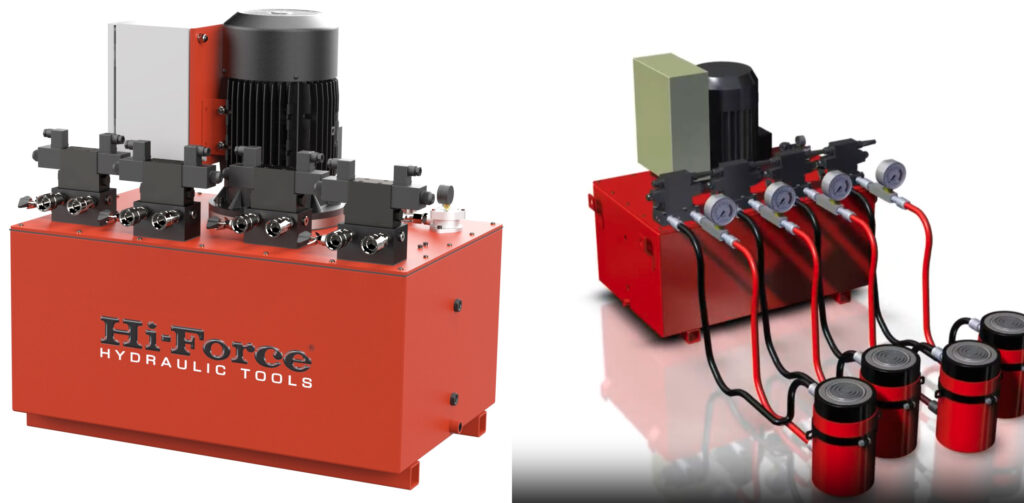 synchronized lifting systems vs. split flow pumps combined 1