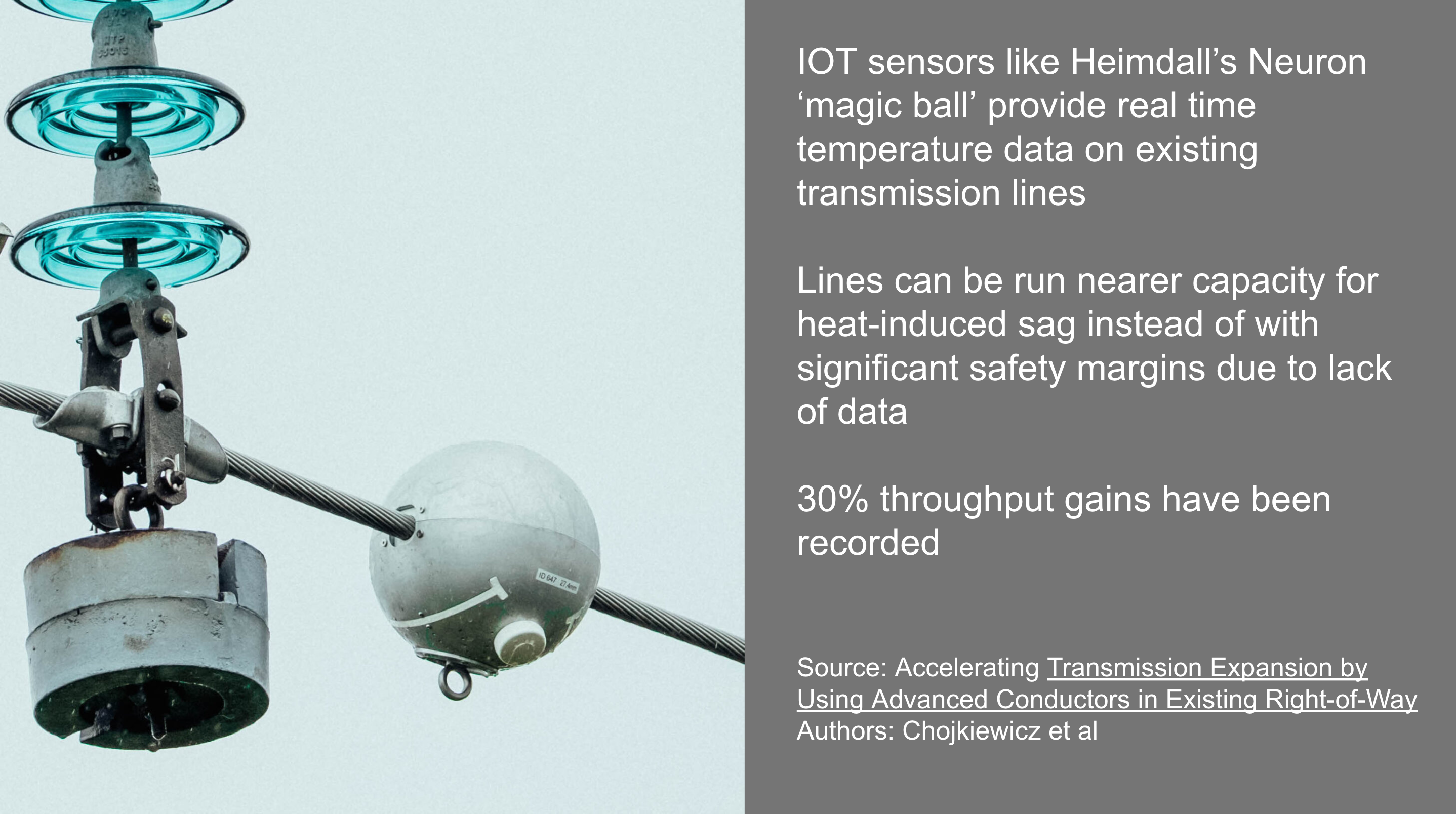 Slide from Michael Barnard's presentation on transmission under the auspices of the ISGF