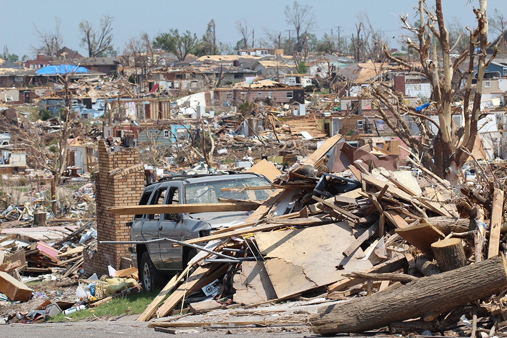 tornado damage