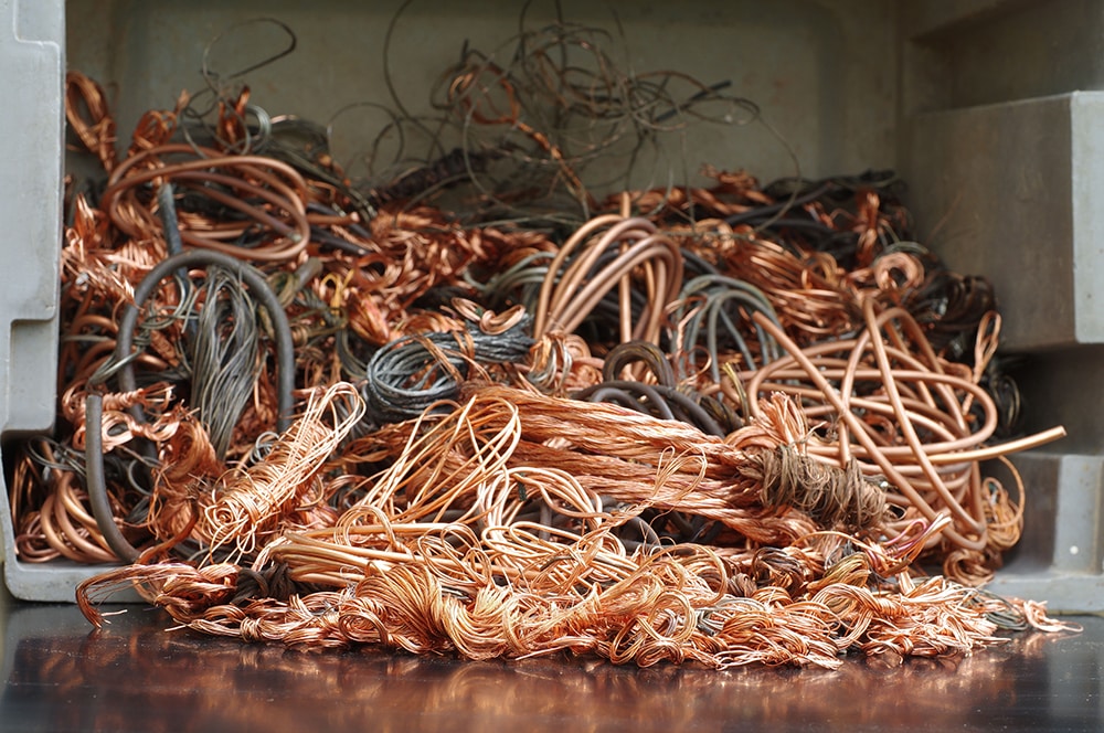 Scrap and the price of copper.