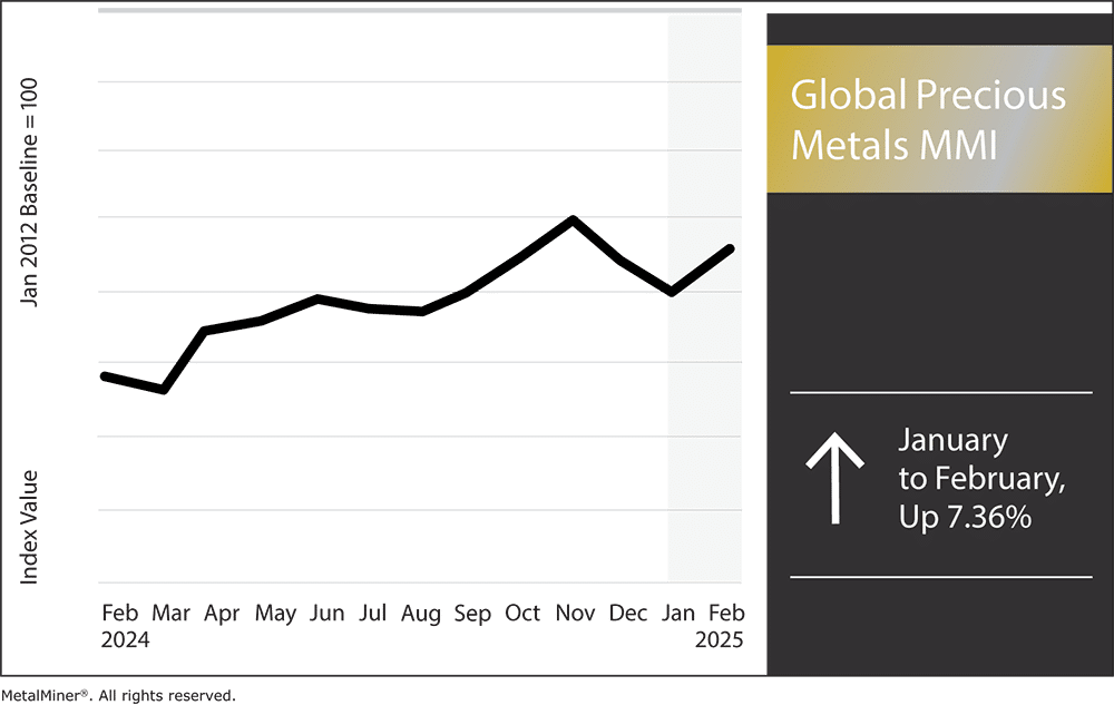 Global Precious Metals MMI, February 2025